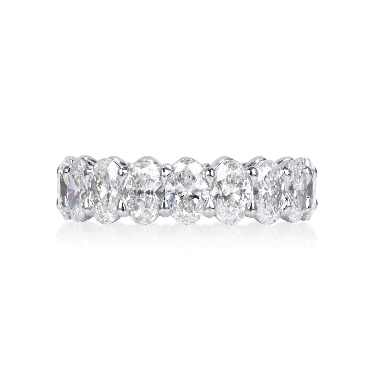 Thirty Pointer Oval Diamond Eternity Band