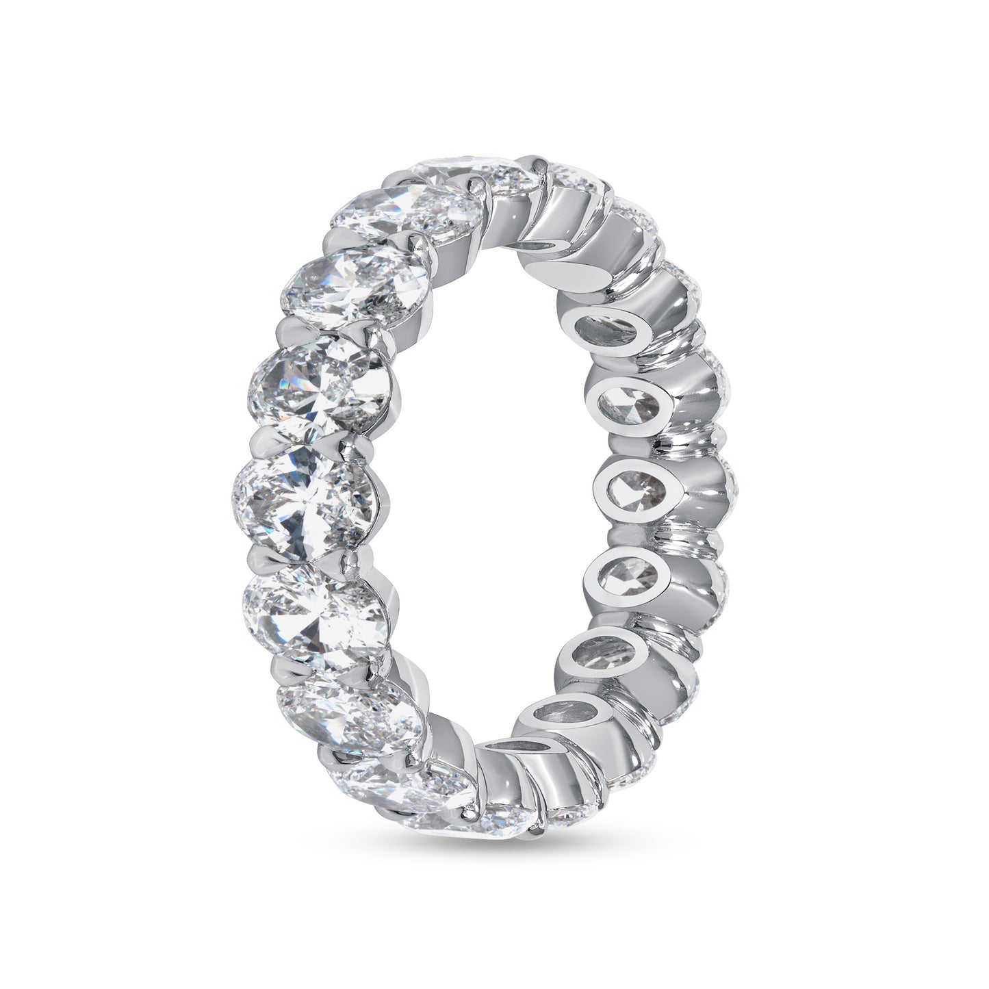 Thirty Pointer Oval Diamond Eternity Band