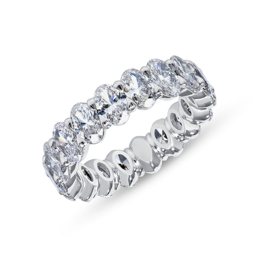 Thirty Pointer Oval Diamond Eternity Band