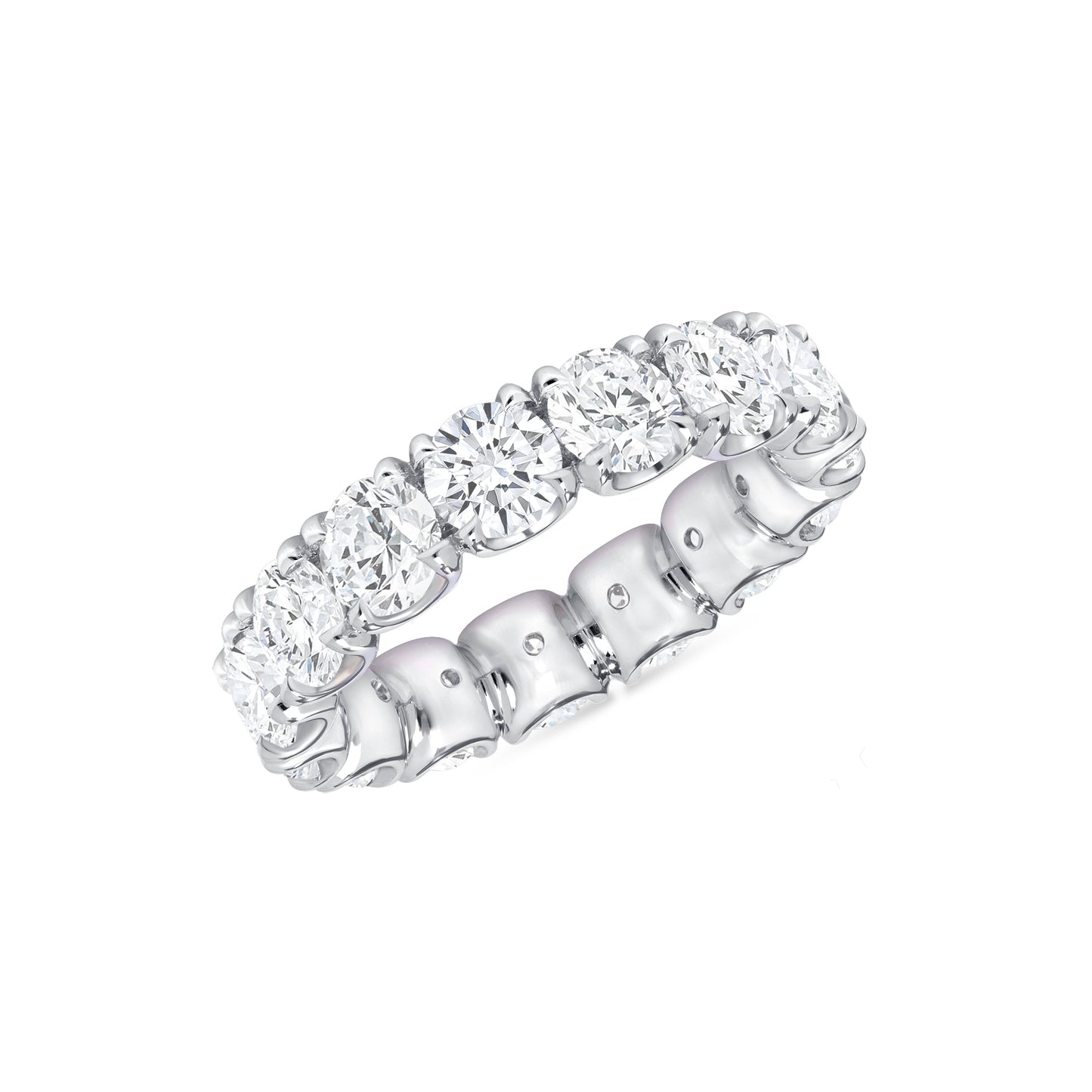 Five Carat 4-Prong Eternity Band