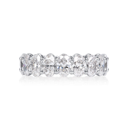 Thirty Pointer Oval Diamond Eternity Band