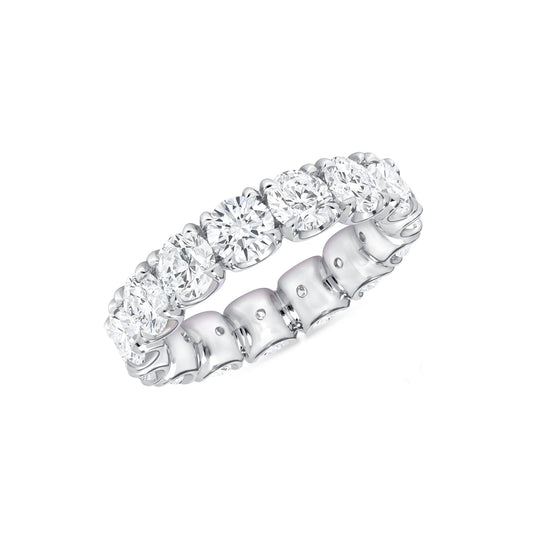 Five Carat 4-Prong Eternity Band