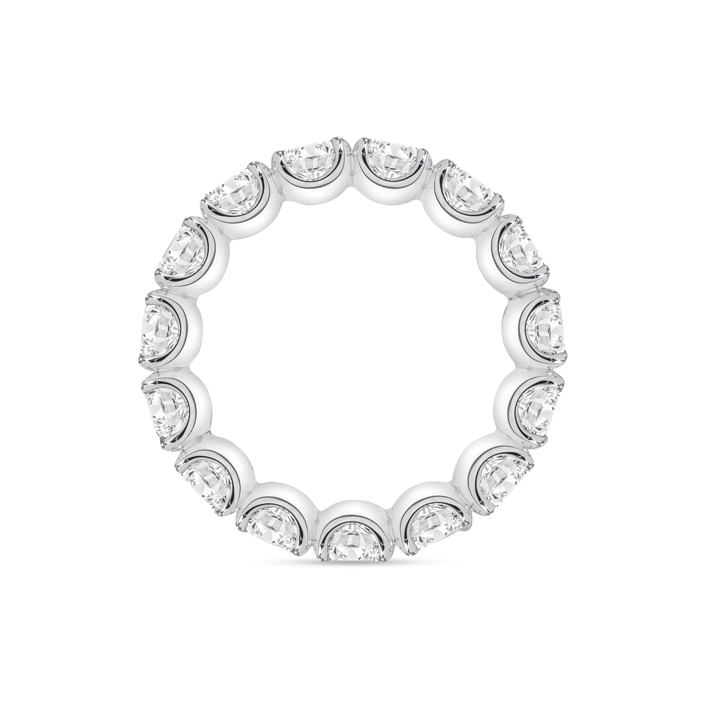 Five Carat 4-Prong Eternity Band