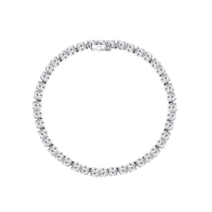 Eleven Carat Round 4-Prong Bracelet