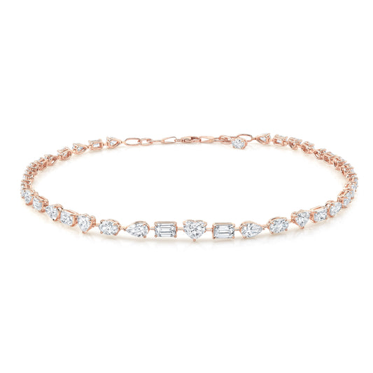 Multi-Shape Diamond Necklace