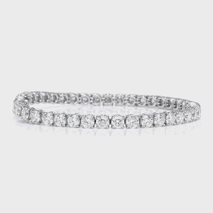 Eleven Carat Round 4-Prong Bracelet