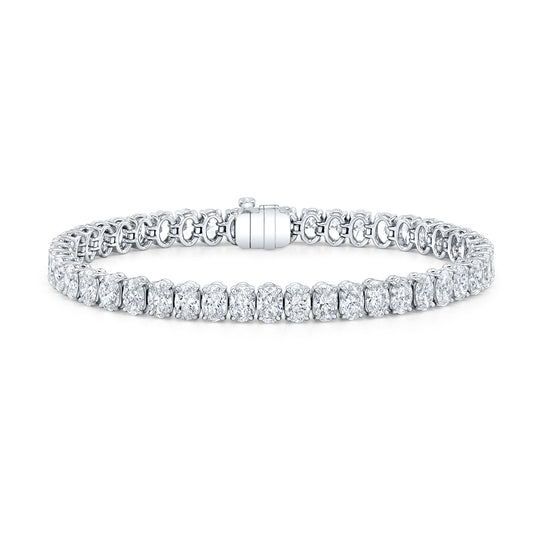 Thirteen Carat Oval Tennis Bracelet