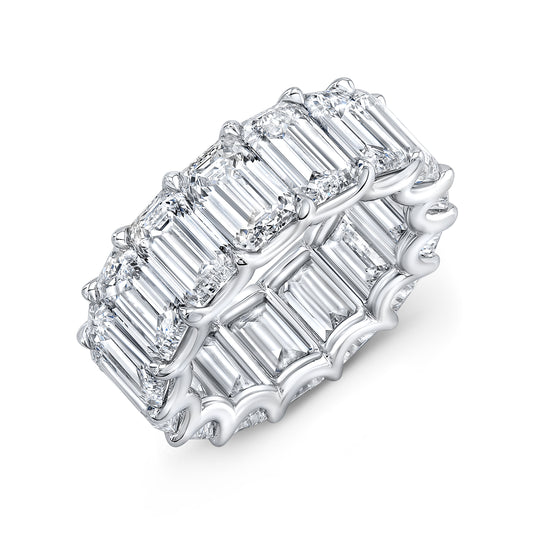 The 15 Carat Emerald Eternity Band