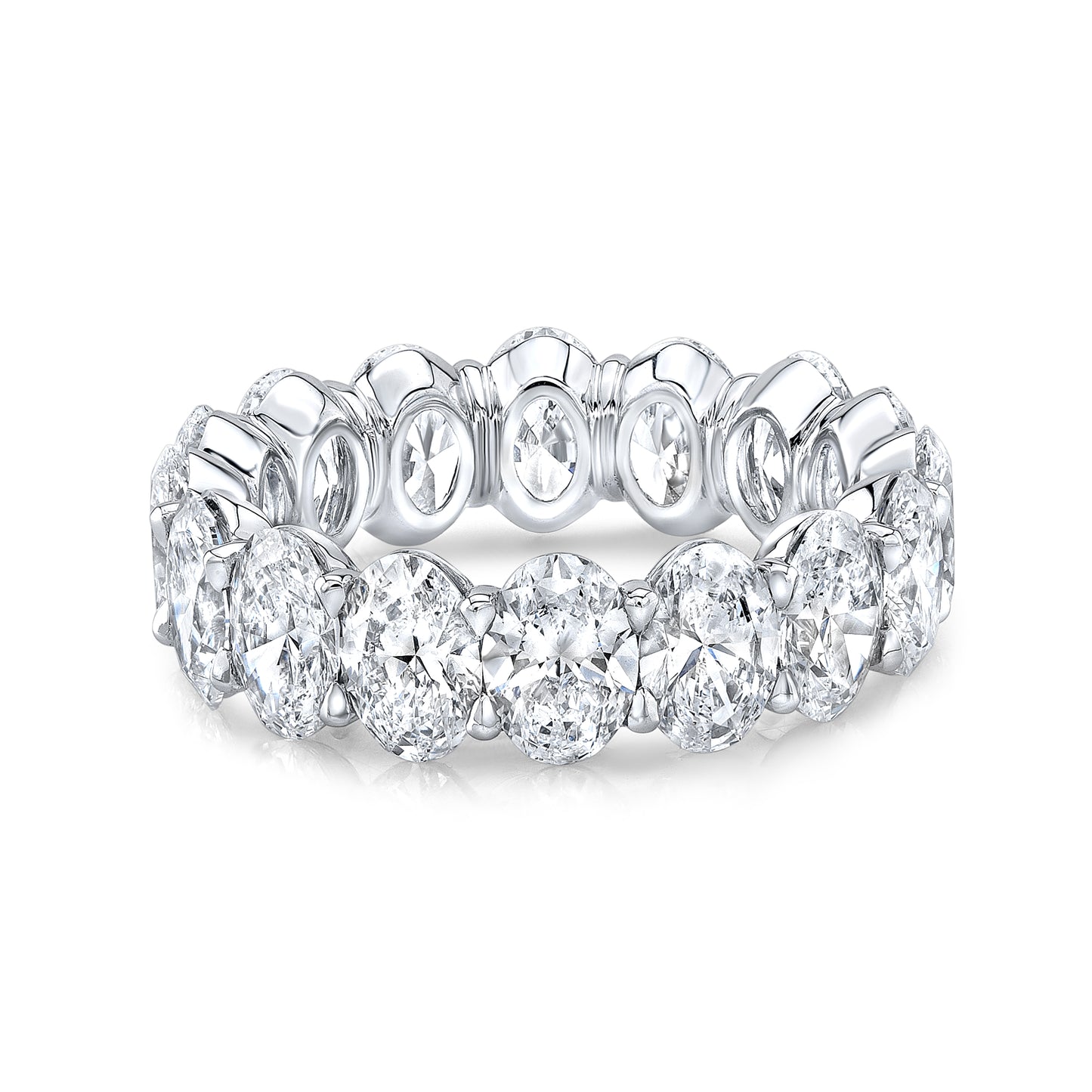 40 pointer Oval Eternity Band