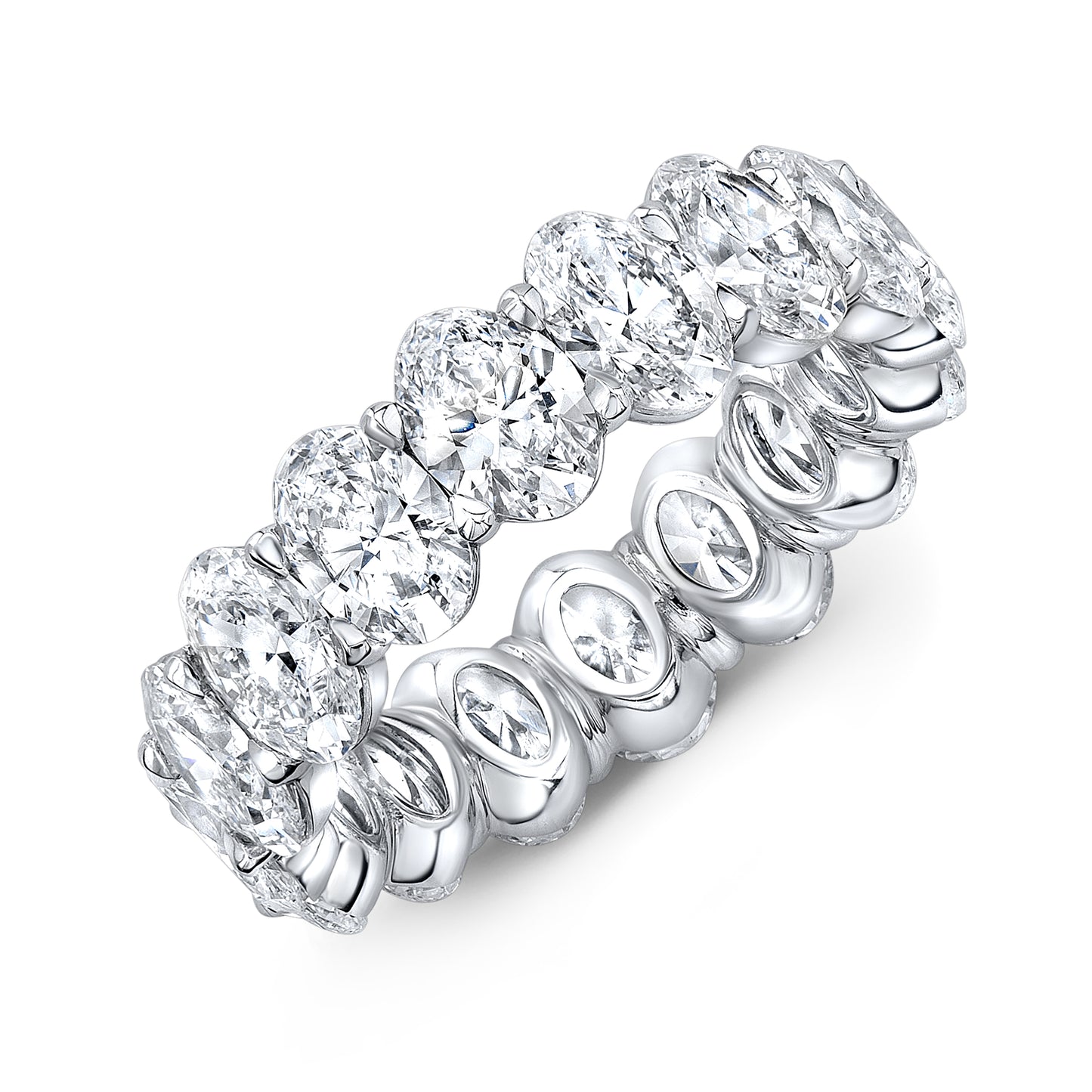 40 pointer Oval Eternity Band